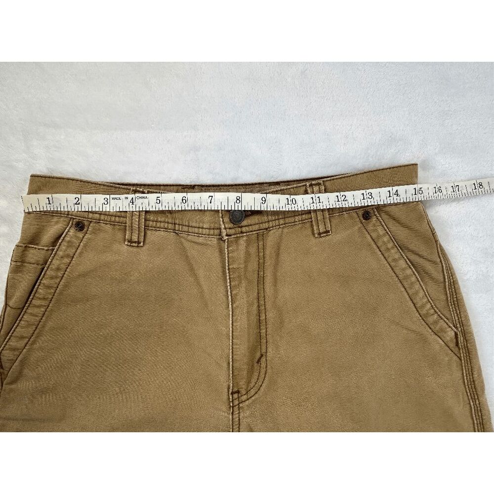 Men's Eddie Bauer Tan Twill Carpenter Pants Size 31 X 30 Easy Fit, 100% Cotton - Picture 5 of 7